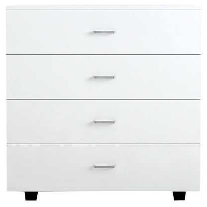 Hm8996.03 4-drawer Cabinet Thorg, White, Melamine, 80x40x83h