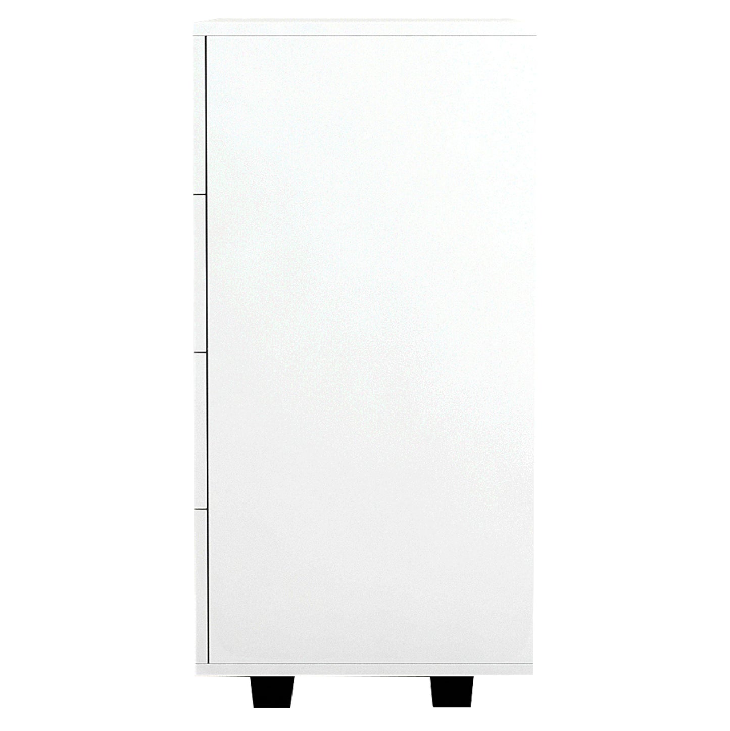 Hm8996.03 4-drawer Cabinet Thorg, White, Melamine, 80x40x83h