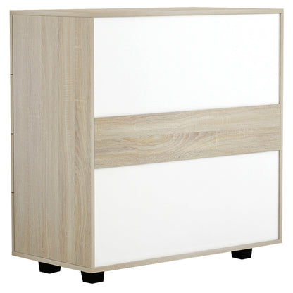 Hm8996.01 4-drawer Cabinet Thorg, Sonoma, Melamine, 80x40x83h