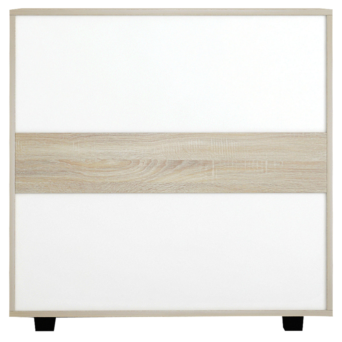 Chest Of 4 Drawers Thorg Hm8996.01 Melamine In Sonama 80x40x83hcm