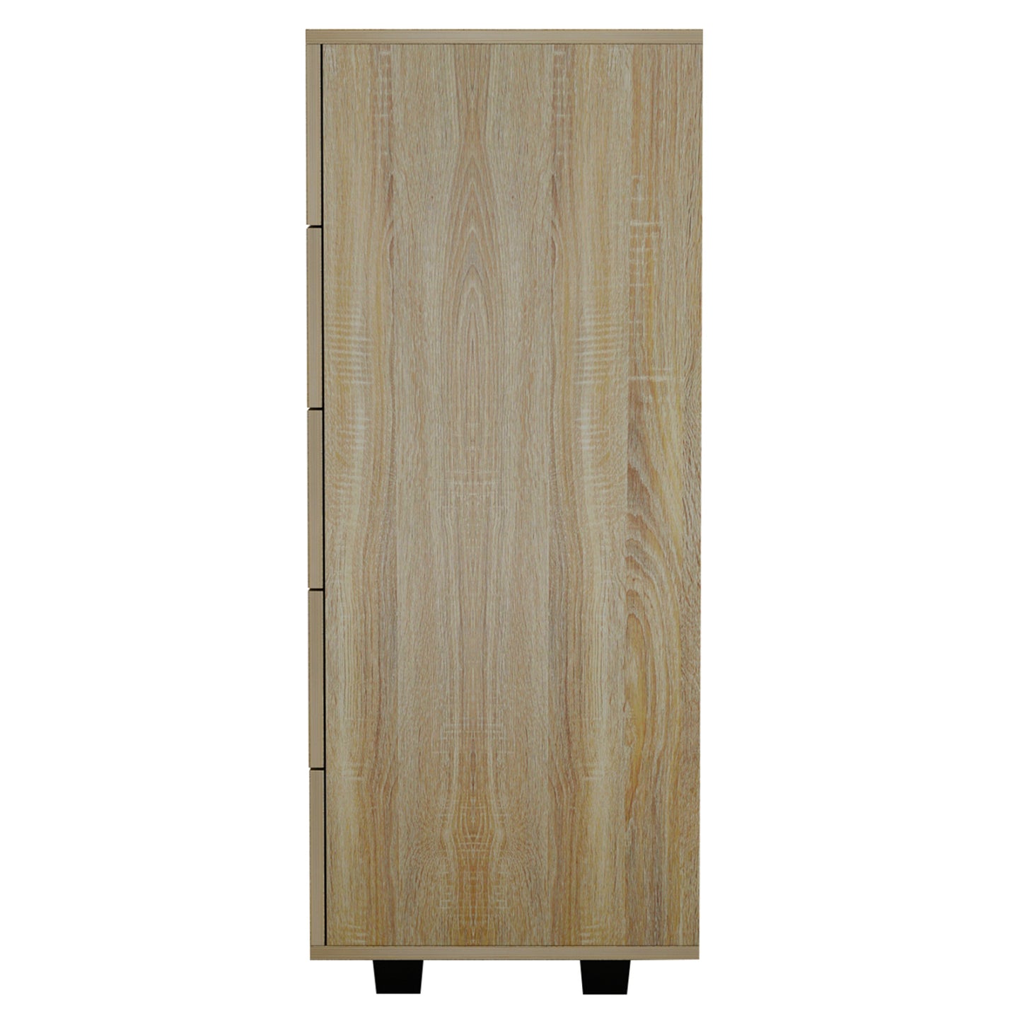 Melamine Dresser Thorg Hm8995.01 With 5 Drawers In Sonama 80Χ40Χ100h Cm.
