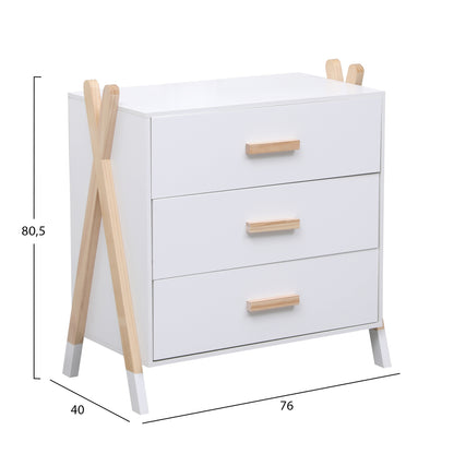 Nobu Chest of Drawers - 75x80.5cm