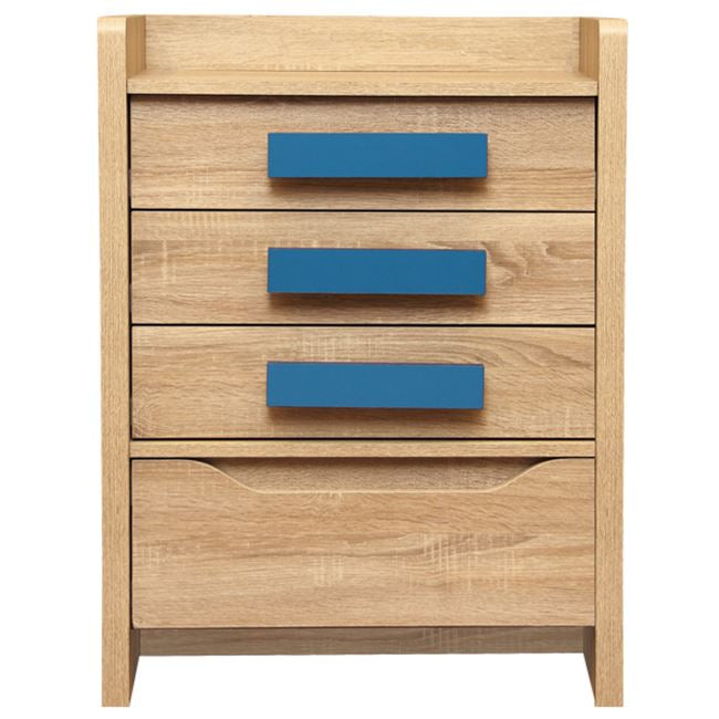 Drawer Playroom Sonama-blue Hm10217.02 63Χ40Χ80cm