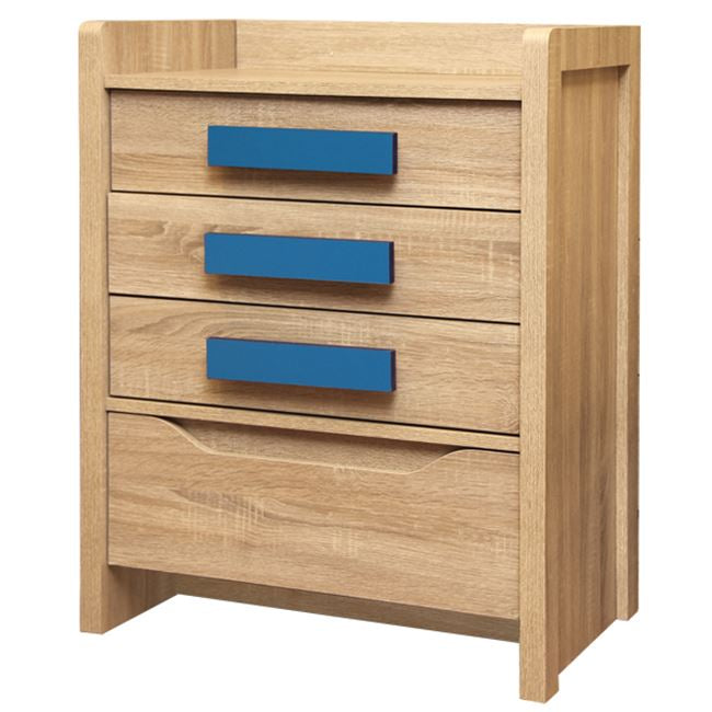 Drawer Playroom Sonama-blue Hm10217.02 63Χ40Χ80cm