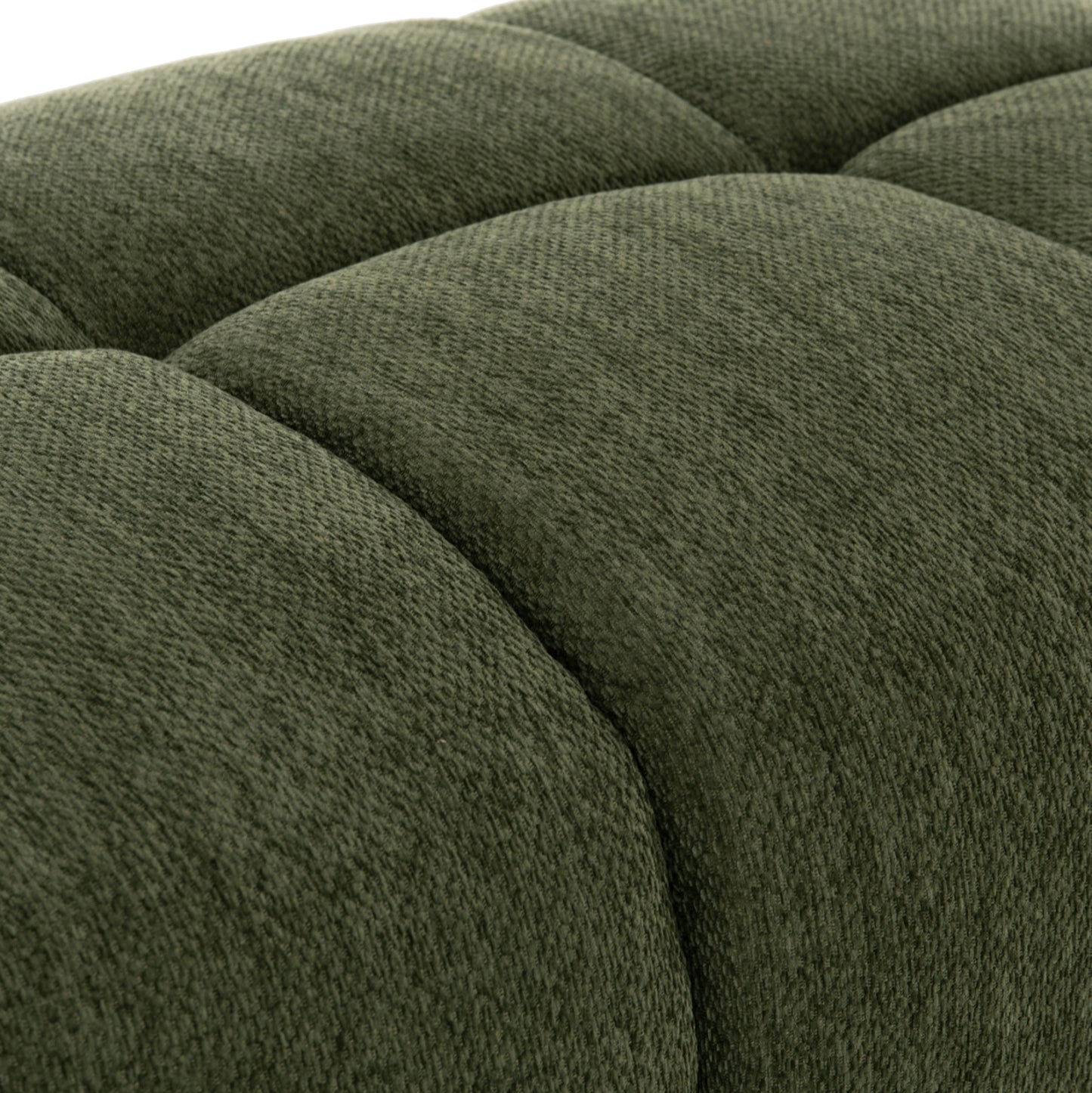 Foot Stool Coven Hm3342.04 Green Fabric 100x65x37hcm.