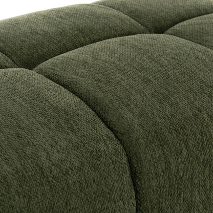 Foot Stool Coven Hm3342.04 Green Fabric 100x65x37hcm.