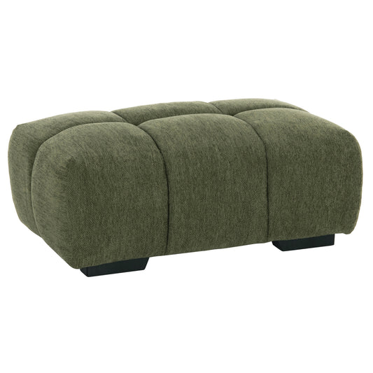 Foot Stool Coven Hm3342.04 Green Fabric 100x65x37hcm.