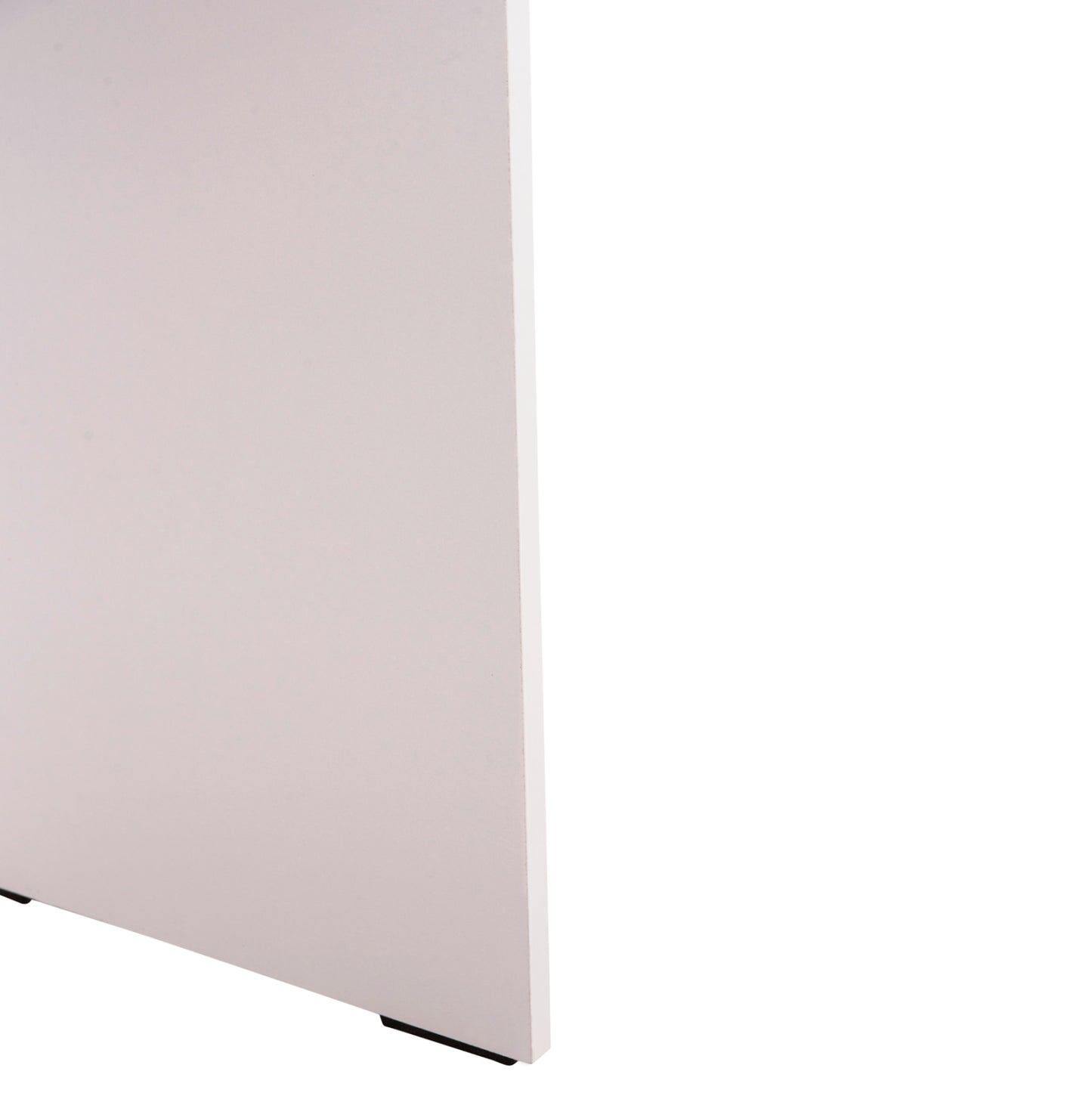 Dressing Table With Mirror & Stool Crystel Hm9938.01 Melamine In White 74x39x155hcm.
