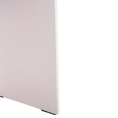 Dressing Table With Mirror & Stool Crystel Hm9938.01 Melamine In White 74x39x155hcm.