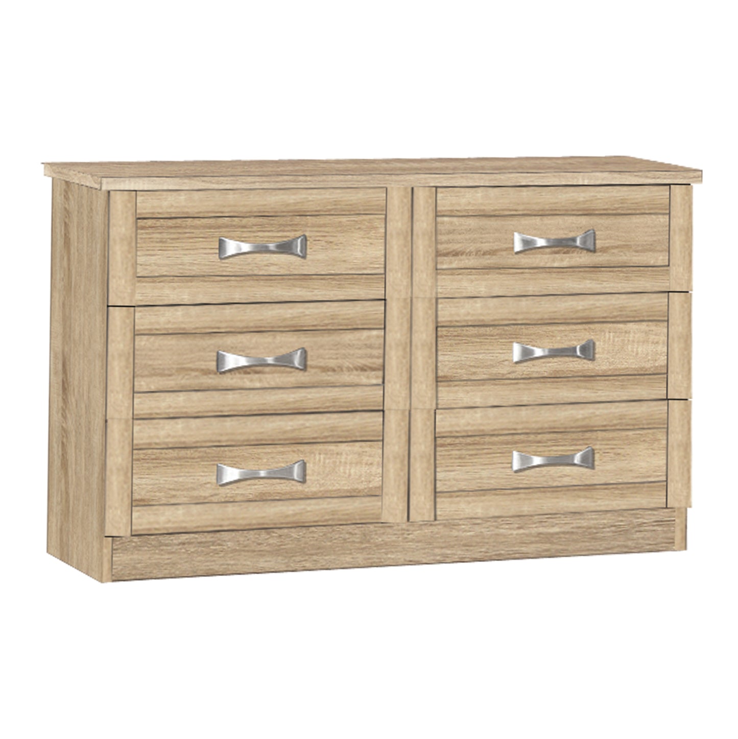Dressing Table-drawer Hm317.02 With 6 Drawers Sonama 120x40x76cm