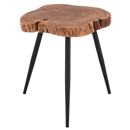 Side Coffee Table Hm8202.11 Solid Acacia Wood 38x40x48h