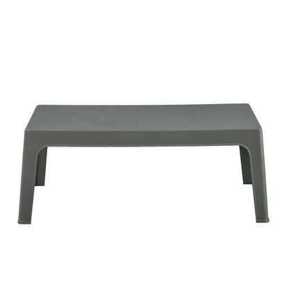 Rectangular Coffee Table Sleek Hm6367.05 Polypropylene In Dark Olive 105x64x40hcm.