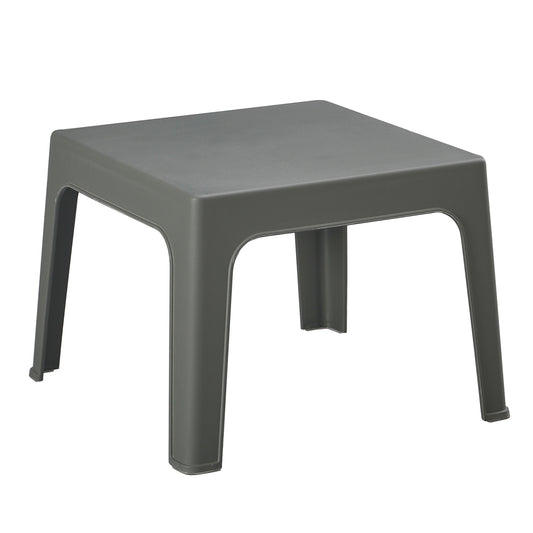 Square Coffee Table Sleek Hm6371.05 Polypropylene In Dark Olive 56x56x40hcm.