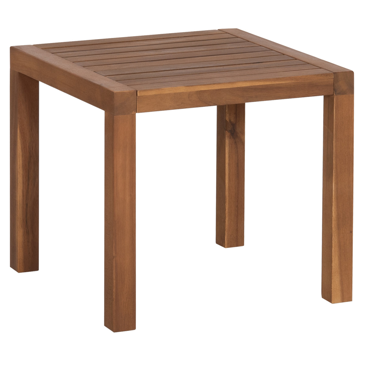 Beach Square Side Table Bler Hm6532 Acacia Wood--natural Color 44x44x40hcm.