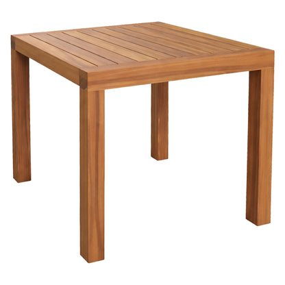Beach Square Side Table Bler Hm6532 Acacia Wood--natural Color 44x44x40hcm.