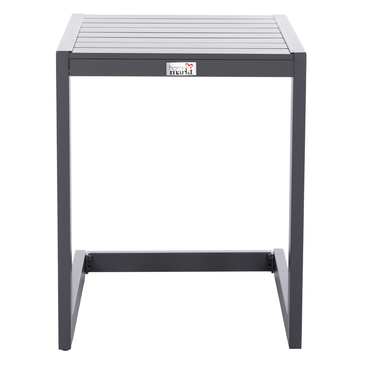 Sunlounger Side Table Belling Hm6274.03 Aluminum In Dark Grey 42x43x53hcm.