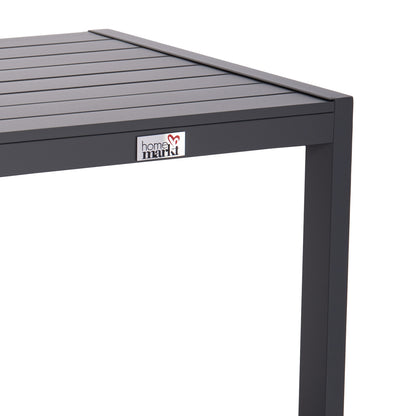 Sunlounger Side Table Belling Hm6274.03 Aluminum In Dark Grey 42x43x53hcm.