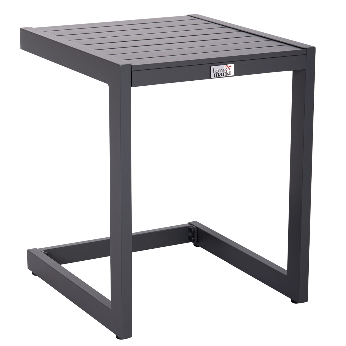 Sunlounger Side Table Belling Hm6274.03 Aluminum In Dark Grey 42x43x53hcm.