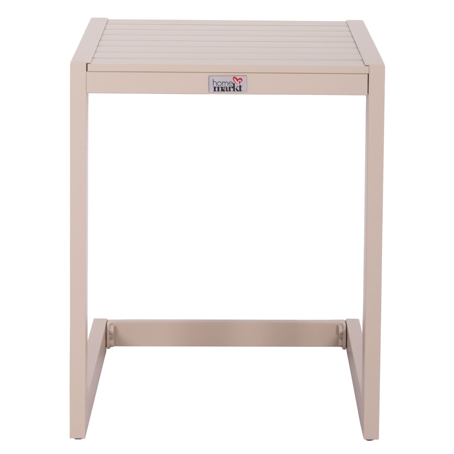 Sunlounger Side Table Belling Hm6274.04 Aluminum In Champagne Color 42x43x53hcm.