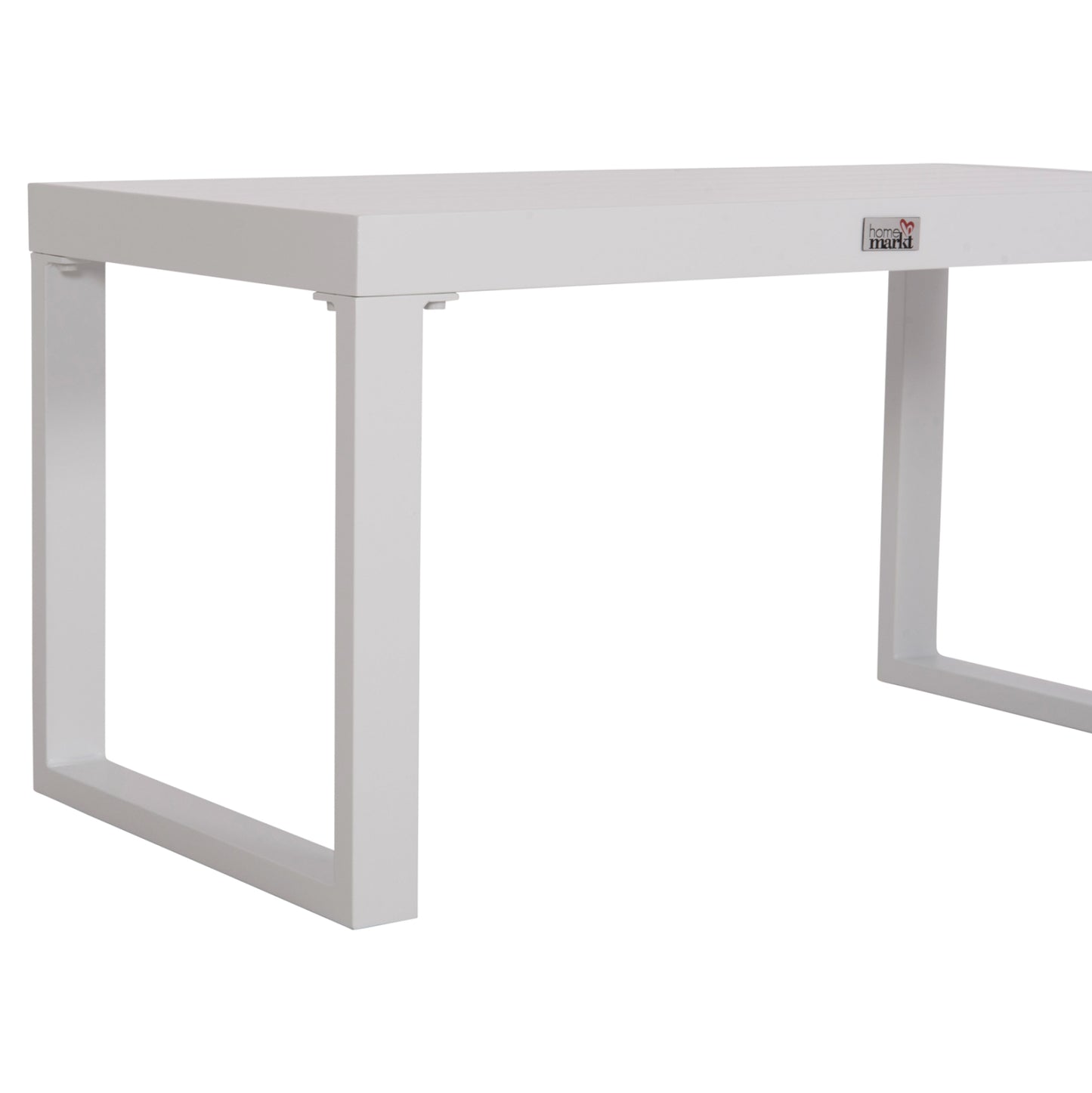 Sunlounger Side Table Sentry Hm6275.01 Aluminum In White 87x43,5x45hcm.