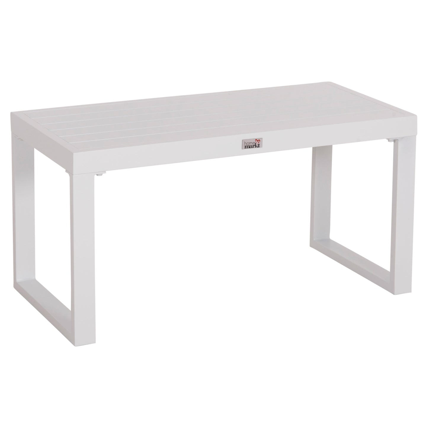 Sunlounger Side Table Sentry Hm6275.01 Aluminum In White 87x43,5x45hcm.