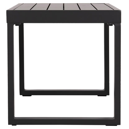 Sunlounger Side Table Sentry Hm6275.03 Aluminum In Dark Grey 87x43,5x45hcm.