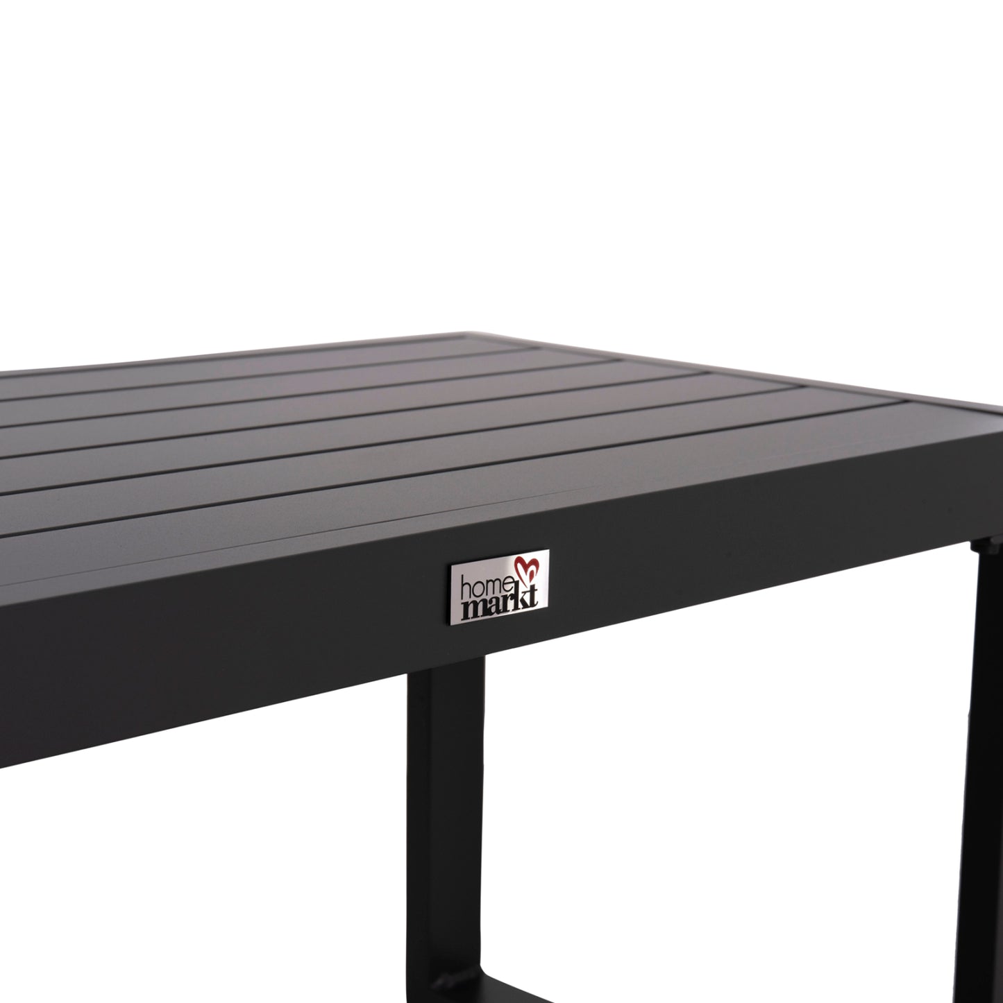 Sunlounger Side Table Sentry Hm6275.03 Aluminum In Dark Grey 87x43,5x45hcm.