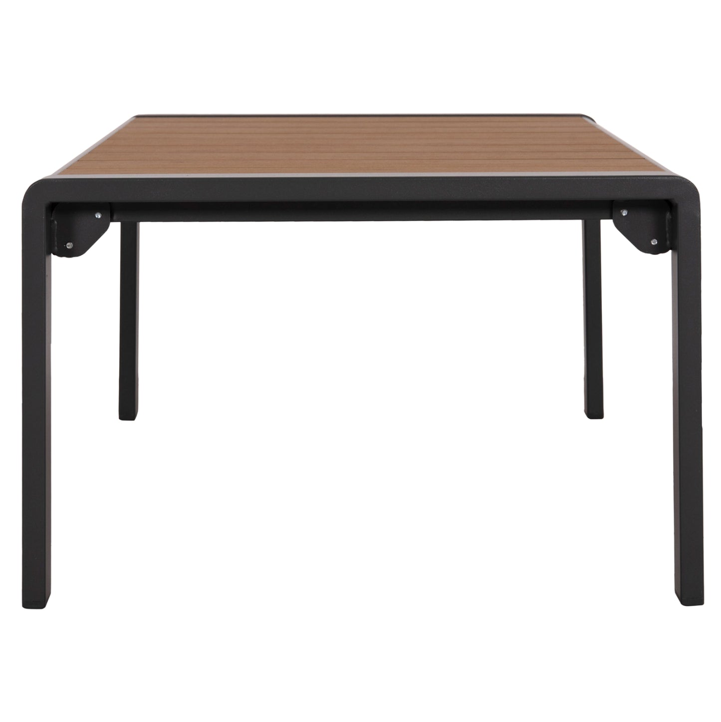 Sunlounger Side Table Bentry Hm6276.03 Aluminum In Dark Grey--polywood 100x56x35hcm.