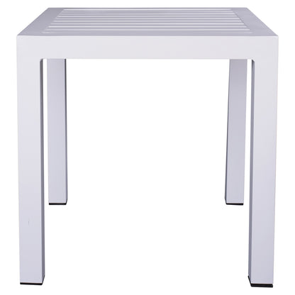 Aluminum Coffee Table Qiana Hm5402.01 White 45x45x45,5Ηcm