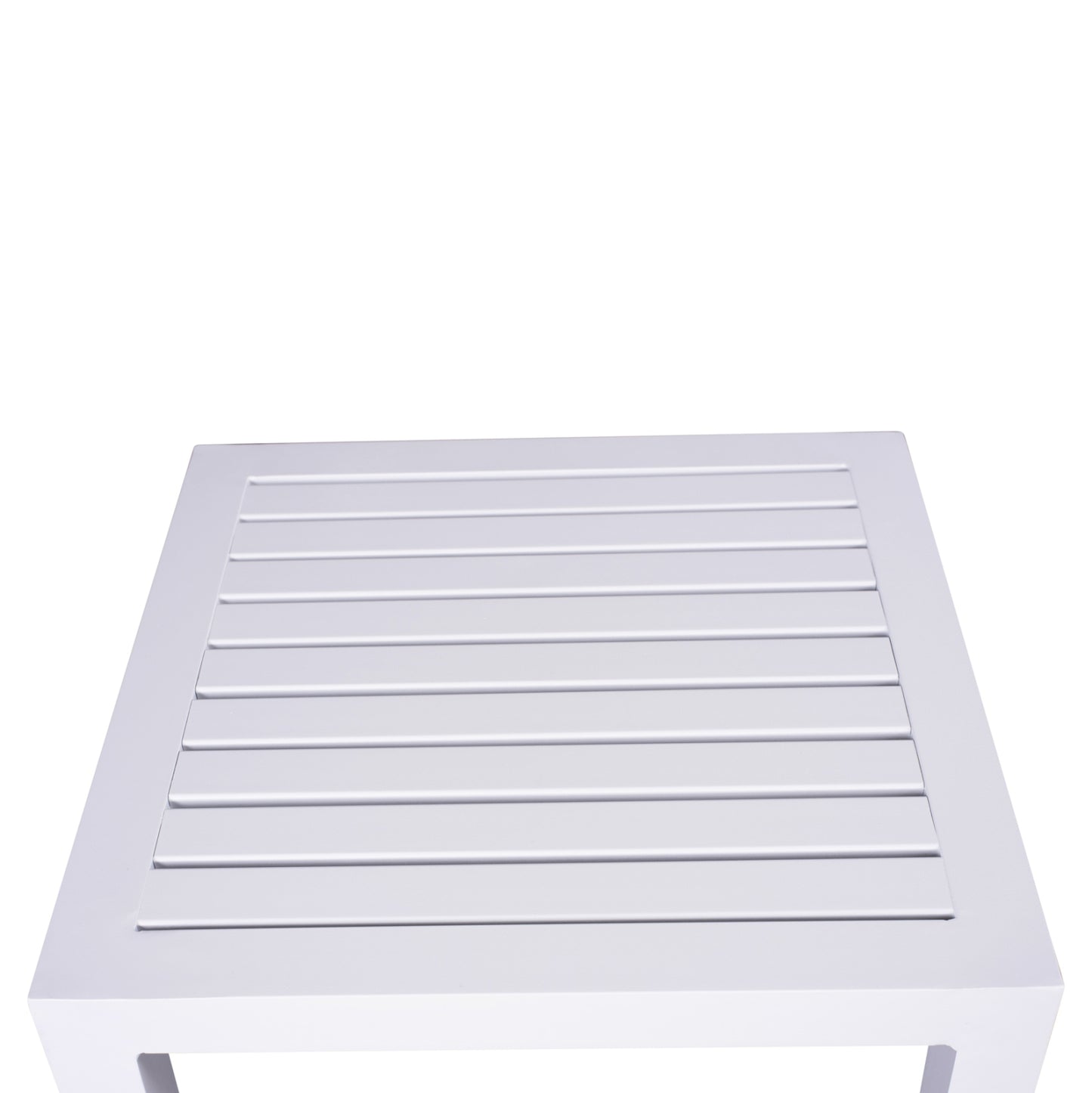 Aluminum Coffee Table Qiana Hm5402.01 White 45x45x45,5Ηcm