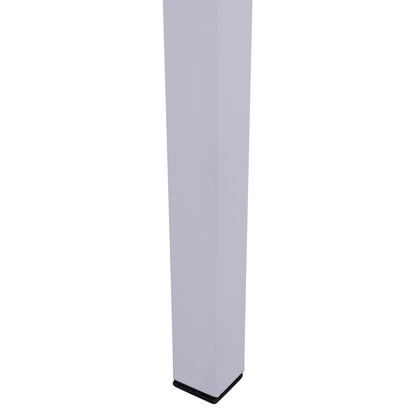 Aluminum Coffee Table Qiana Hm5402.01 White 45x45x45,5Ηcm