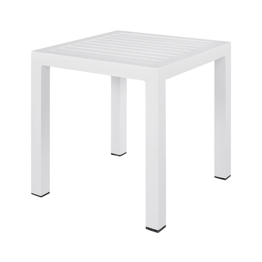Aluminum Coffee Table Qiana Hm5402.01 White 45x45x45,5Ηcm