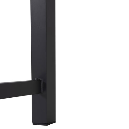 Outdoor Aluminum Table Gobar Hm6060.03 Anthracite With Wood-like Tabletop 240Χ105Χ75hcm.
