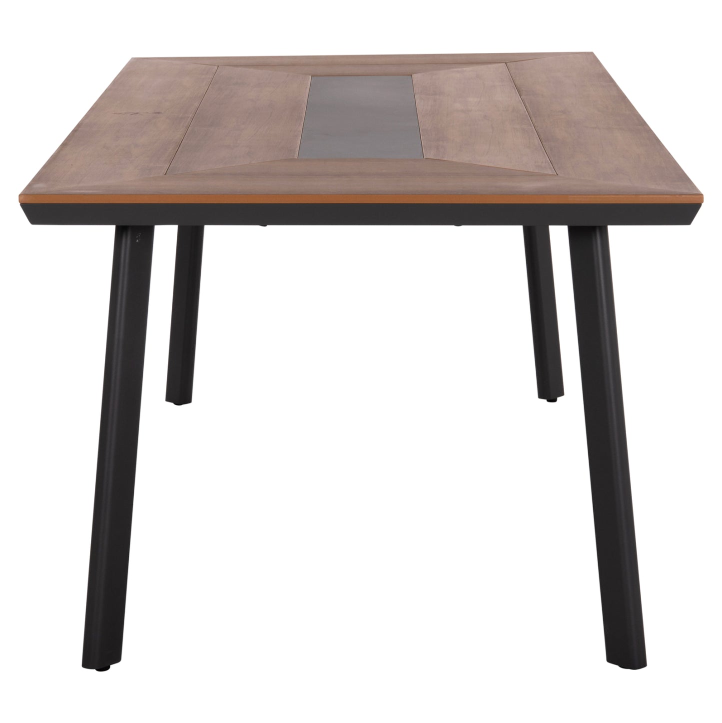 Aluminum Table With Polywood 200x100 Grey Hm5131.12