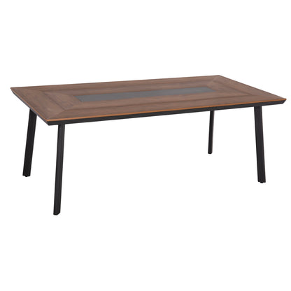 Aluminum Table With Polywood 200x100 Grey Hm5131.12