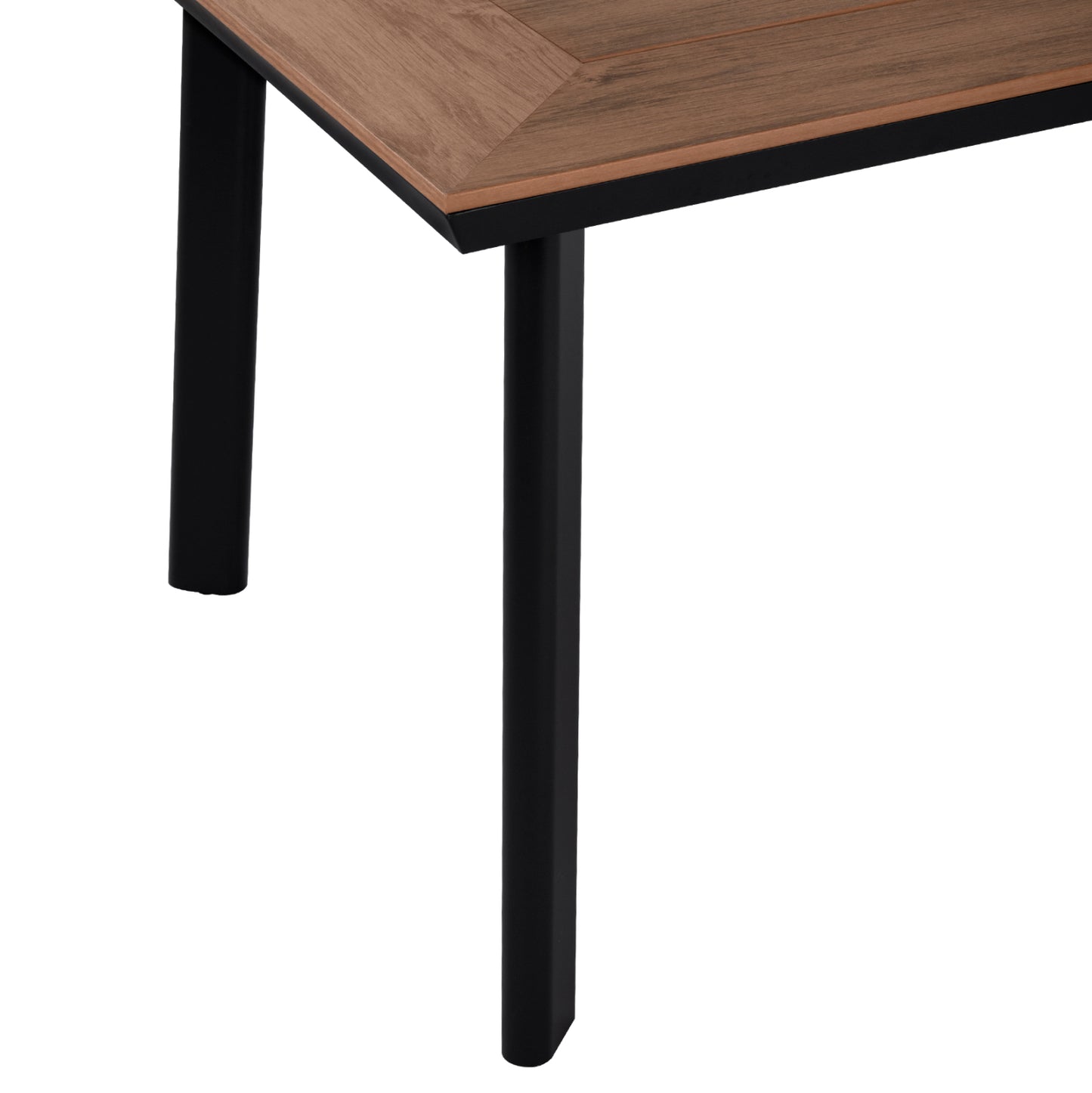 Aluminum Table With Polywood Hm5132.12 Grey 160x92x72