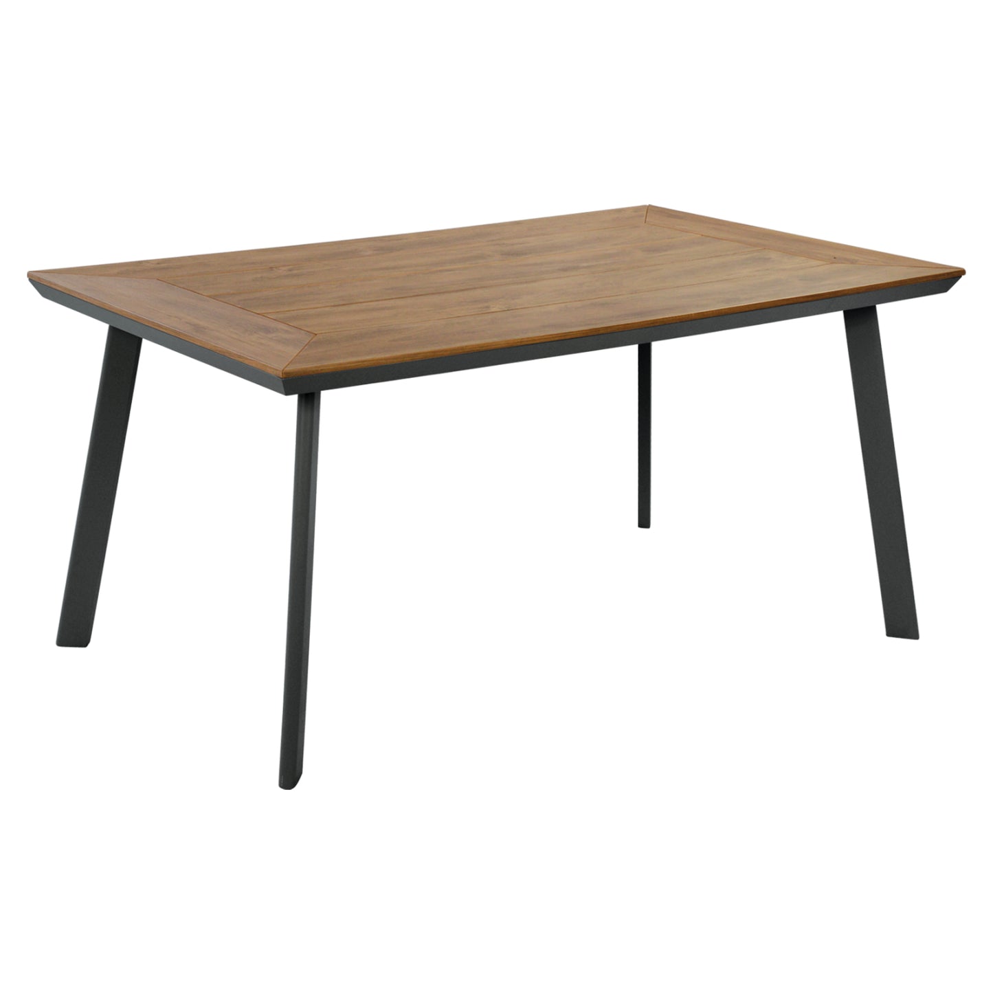Aluminum Table With Polywood Hm5132.12 Grey 160x92x72