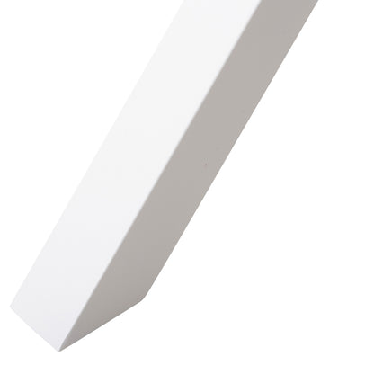 Aluminum Rectangular Table Tawnee Hm6039.02 White Color-polywood In Natural Wood 219,5x89,5x73hcm.