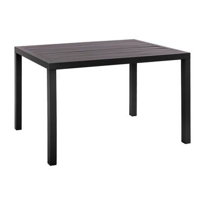 Aluminum Table 120x80 Grey Hm5570.02