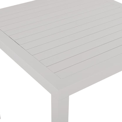 Aluminum Table 120x80 White Hm5570.01
