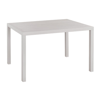 Aluminum Table 120x80 White Hm5570.01