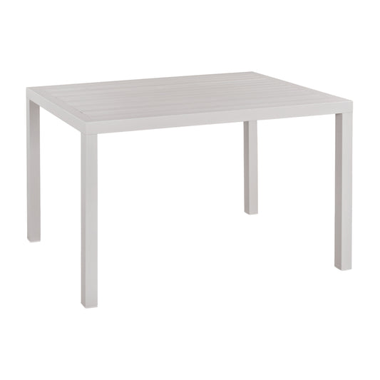 Aluminum Table 120x80 White Hm5570.01