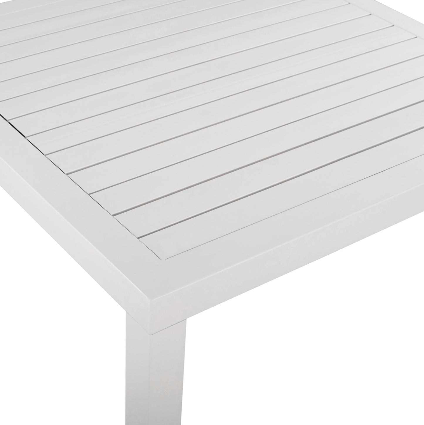 Aluminum Table 80x80 White Hm5572.01