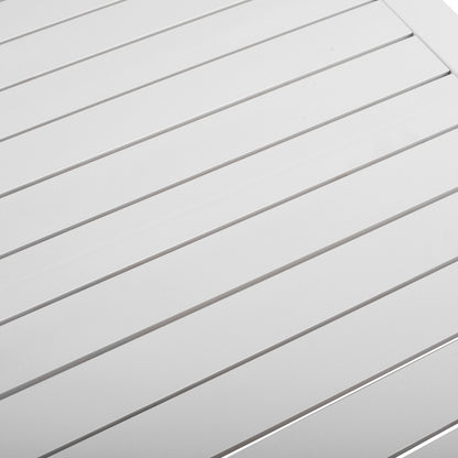 Aluminum Table 80x80 White Hm5572.01
