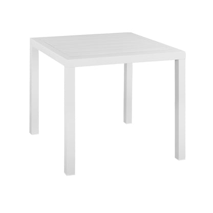 Aluminum Table 80x80 White Hm5572.01