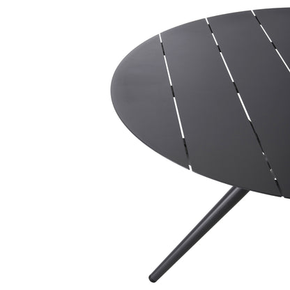 Outdoor Table Round Higer Hm6061.03 Anthracite Aluminum Φ126Χ73hcm.