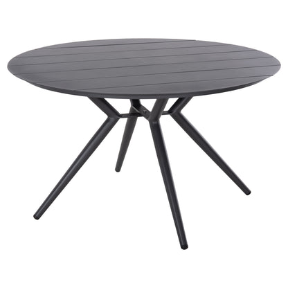 Outdoor Table Round Higer Hm6061.03 Anthracite Aluminum Φ126Χ73hcm.