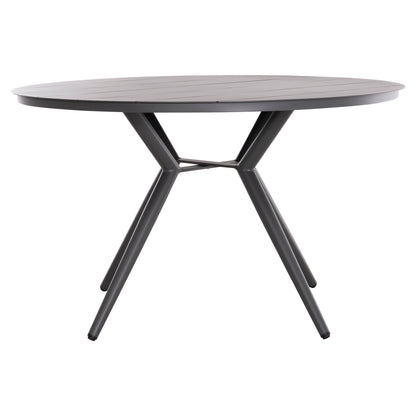 Round Aluminum Table Higer Hm6290.01 Grey Φ126x74hcm.