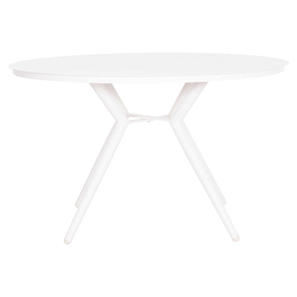 Outdoor Table Round Higer Hm6290.02 White Aluminum Φ126Χ74hcm.