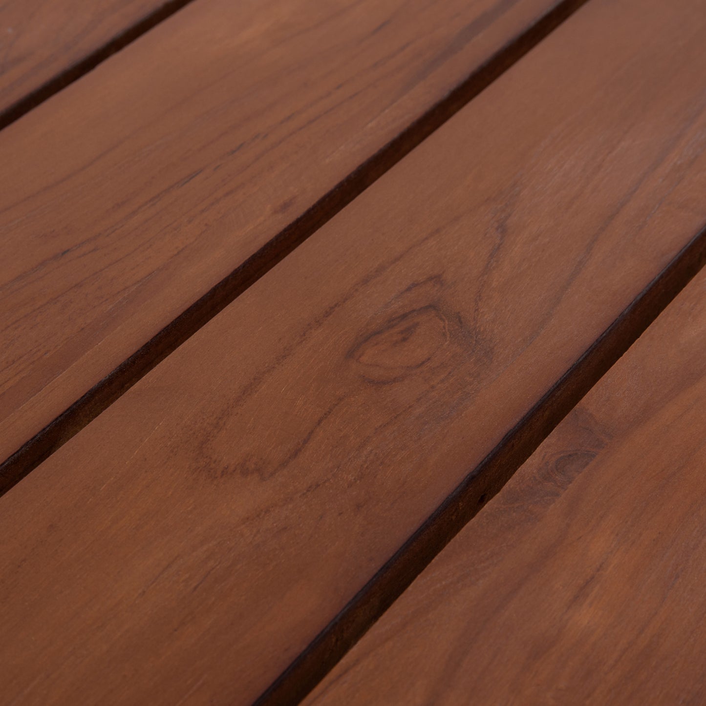 Dining Table Groove Hm9390.01 Solid Teak Wood Natural Color 220x100x90hcm.